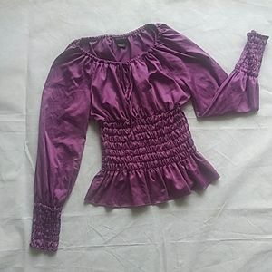 Dark purple blouse